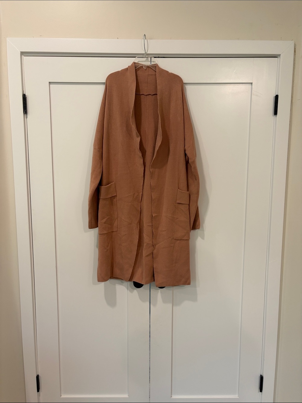 Tan oversized cardigan